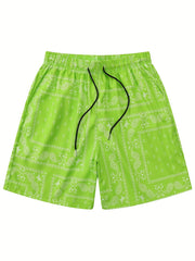 Men's Floral Beach Shorts for Summer