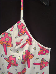  Mushroom & Star Print V Neck Cami Nightdress