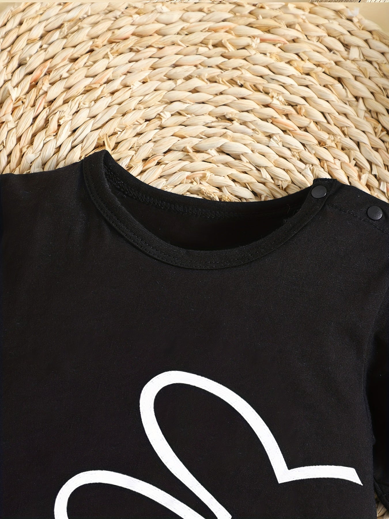 Baby Cotton Crop Sleeve Jumpsuit Romper Easter