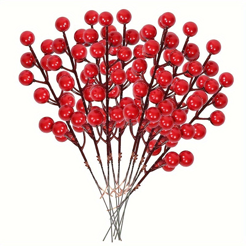 10pcs Christmas Simulation Berry Artificial Berries Party Table Decoration
