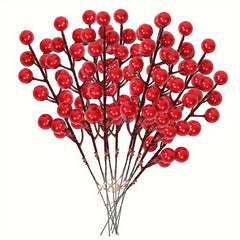 10pcs Christmas Simulation Berry Artificial Berries Party Table Decoration