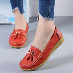 Women's Tassel Loafers Slip On Shoes