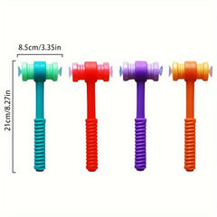 Hoojojo Suction Cup Knock Hammer for Classroom Games