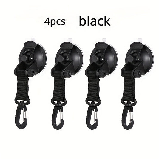 4pcs Suction Cup Hook No Punching Portable Suction Cup With Hook