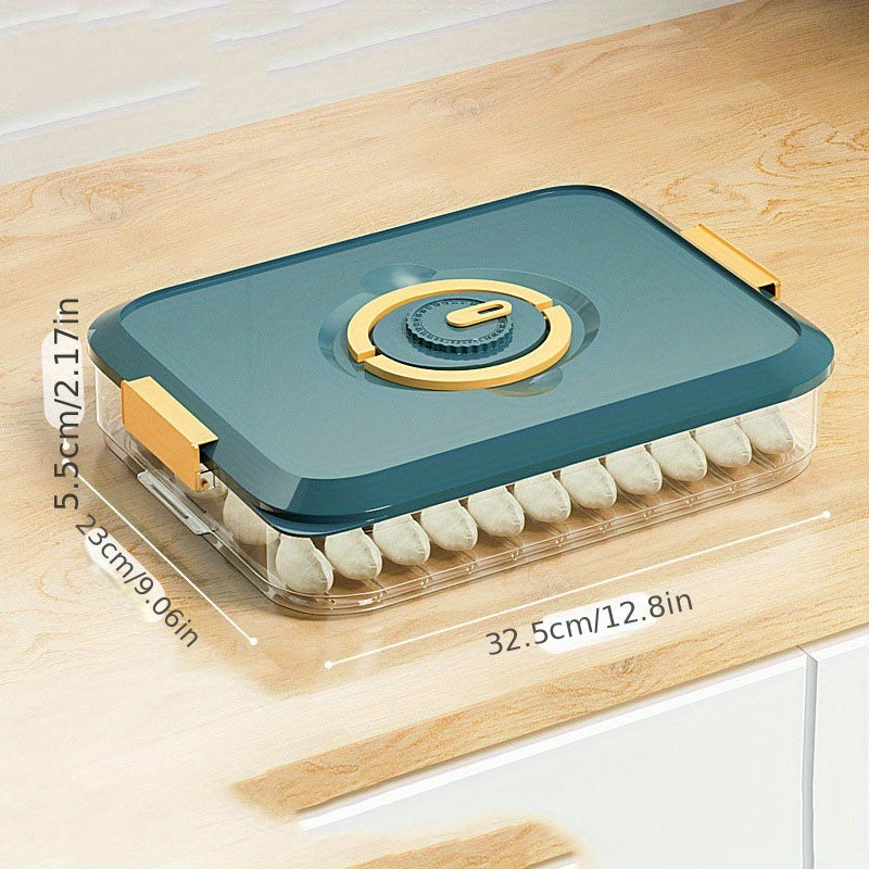 Dumpling Box Sealed Storage Container With Lid Portable Refrigerated Food
