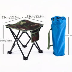 METABEST Portable Folding Stool for Camping Hiking Fishing