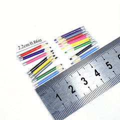 Dollhouse Pencils Mixed Assorted Sizes Decorative Micro Scale Stationery Props