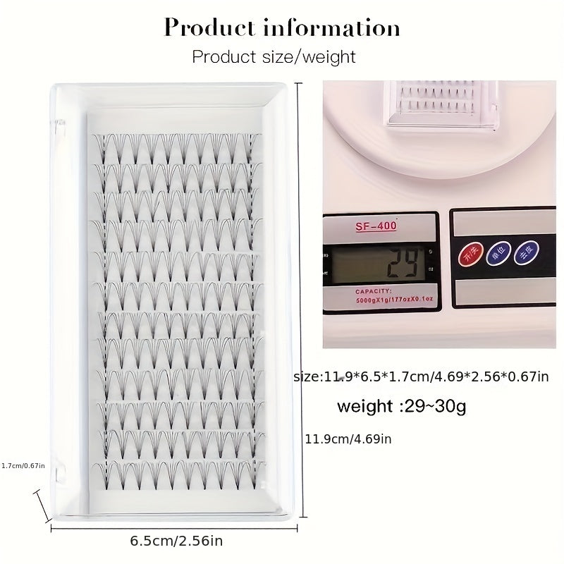 DIY 6D Clusters Lashes for Natural Look 3D Effect 8-15mm