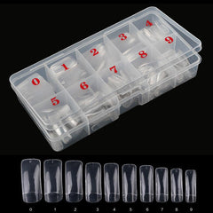 French Nail Tips 500 Pcs Half Cover False Nails