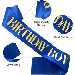 2pcs Boy Birthday Party Set with Shoulder Strap