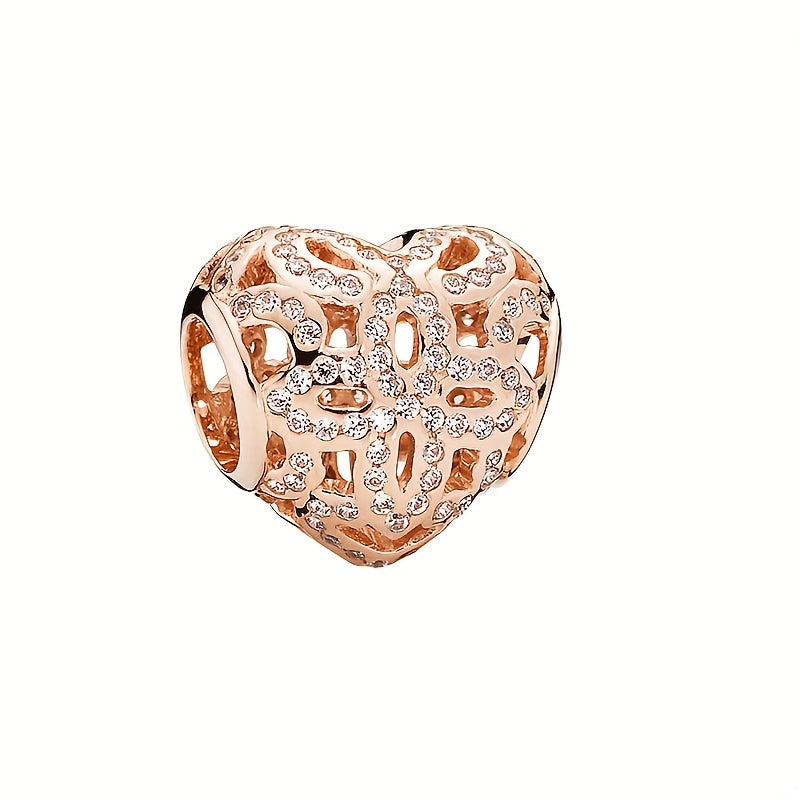 PAN Rose Golden Artificial Diamond Beaded Cartoon Sheep Rabbit Camera Flower DIY