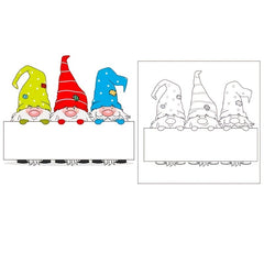 Santa Claus Embossed Mold DIY Scrapbooking Metal Cutting Stencils Christmas Dies