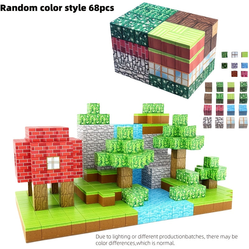 Building Blocks Toy Set DIY 3D Puzzle & Creative Home Decoration