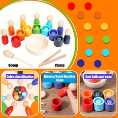 Wooden Classification Game Set Fine Action Learning Toy