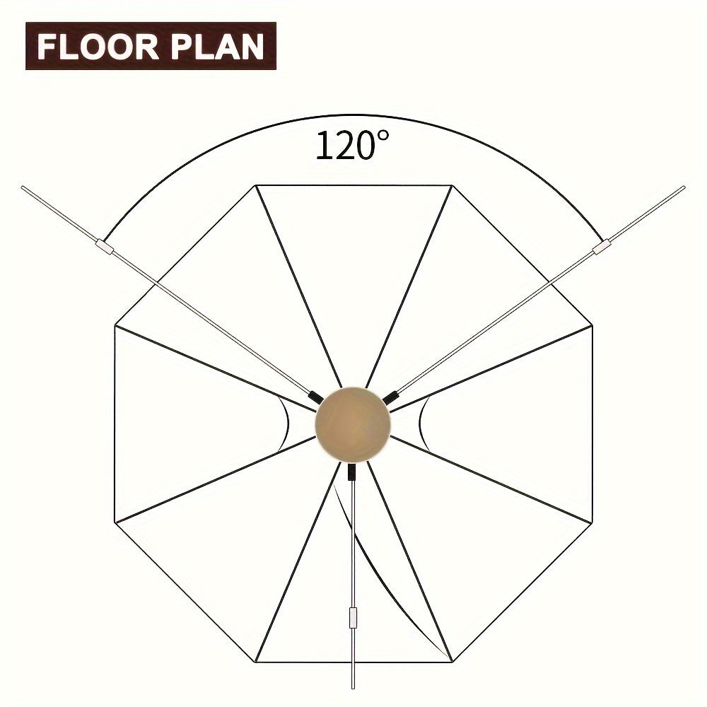 Tent Top Hat Adapter for Teepee Tarp