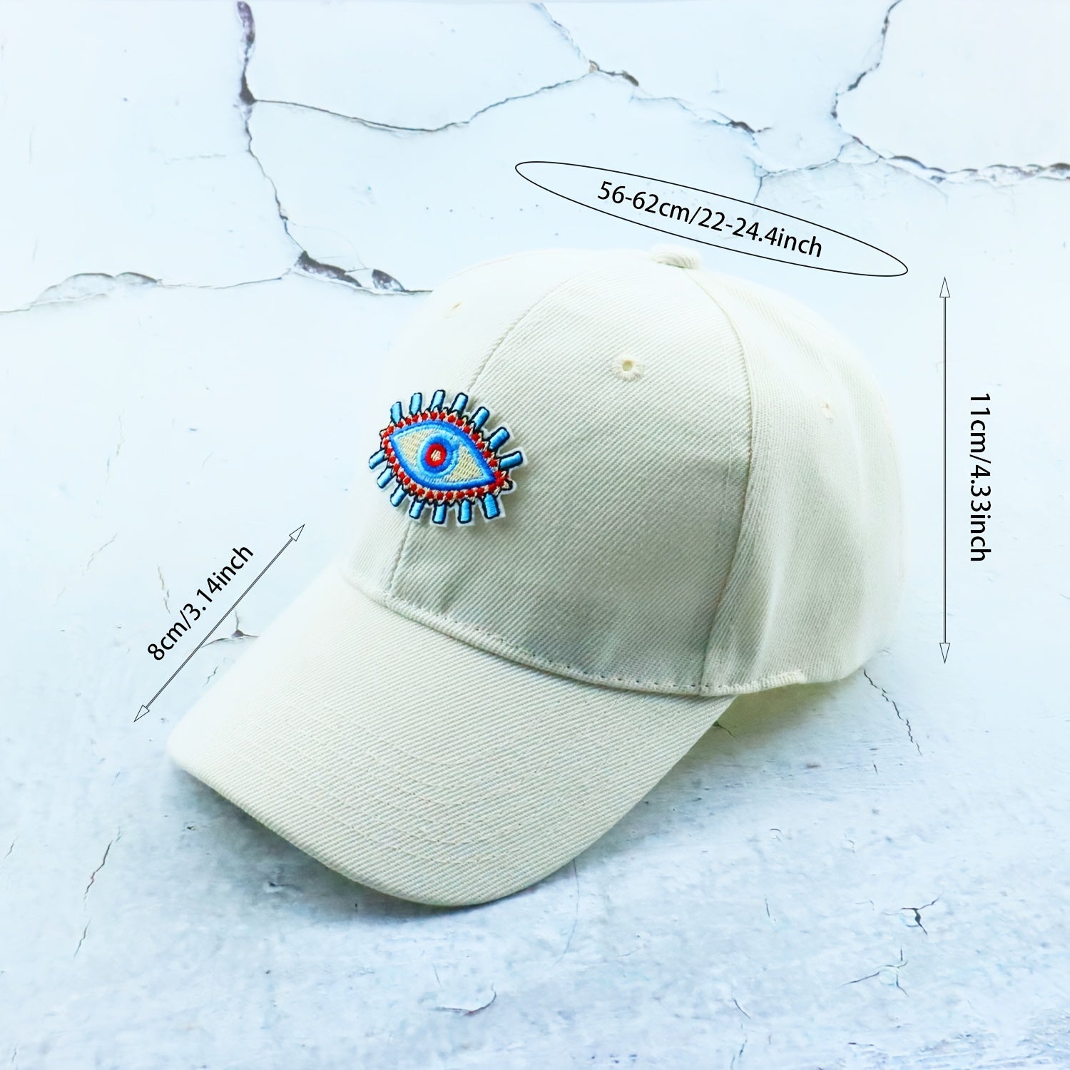 Evil Eye Baseball Cap Outdoor Dad Hat Adjustable Sports Hats