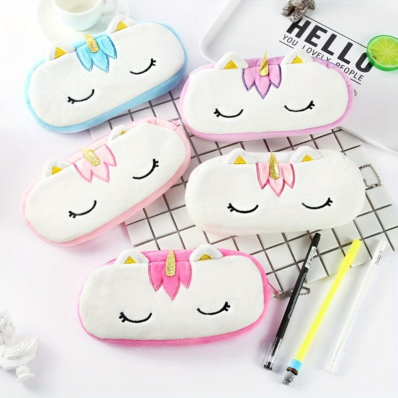 Unicorn Lipstick Case Mini Makeup Organizer for Girls and Women
