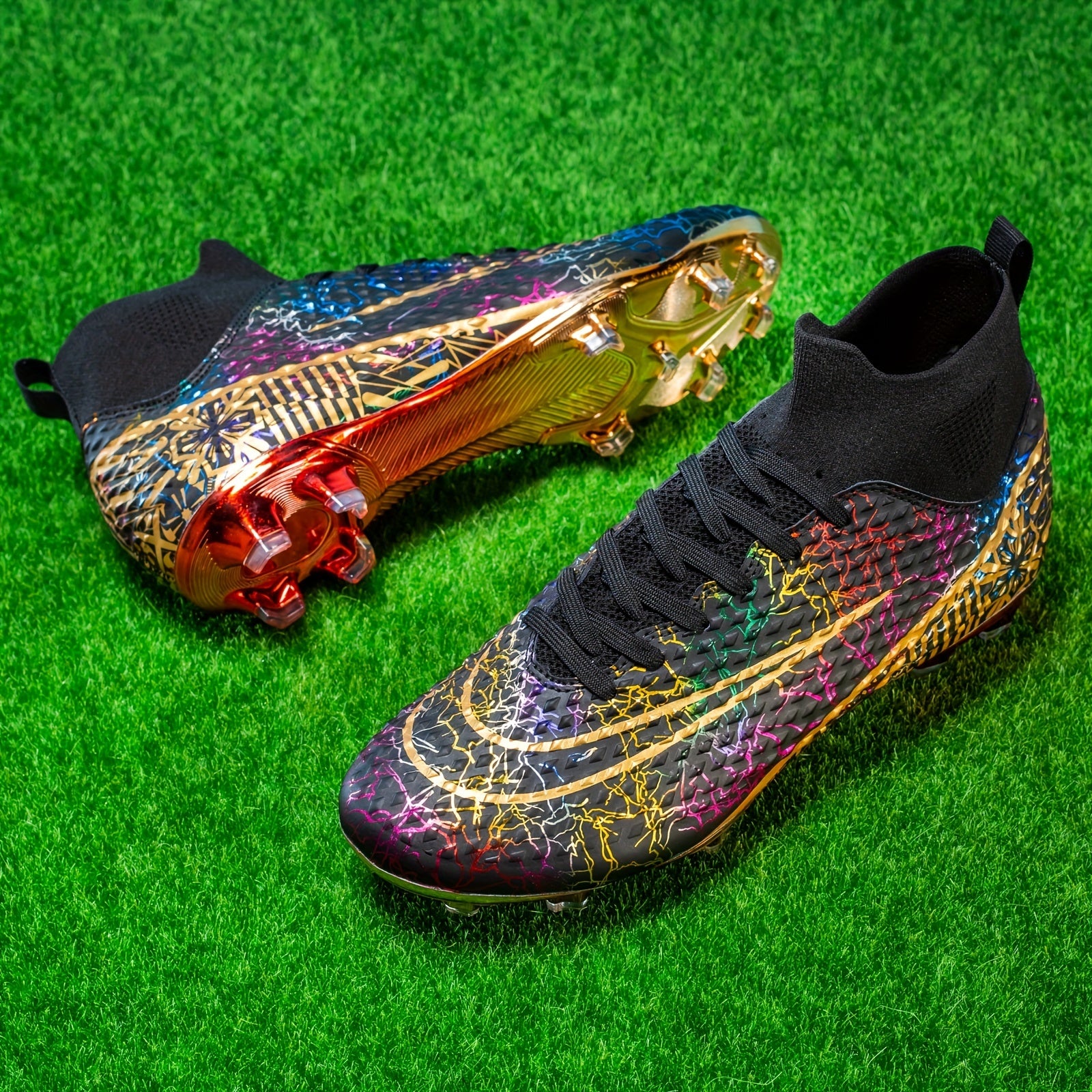 Youth AG Cleat Soccer Shoes Anti-skid Training Shoes