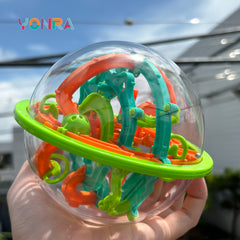 3D Puzzle Ball Brain Game Toys for Kids, Maze Ball with 100 Obstacles