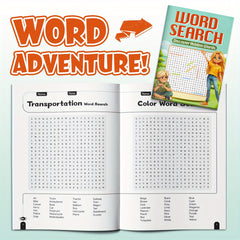 Kids Transportation Puzzle Book: Hidden Words & Boost Vocabulary