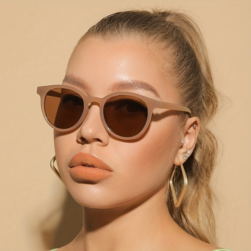 Round Sunglasses For Women Men Beach UV400 Sun Shades Glasses