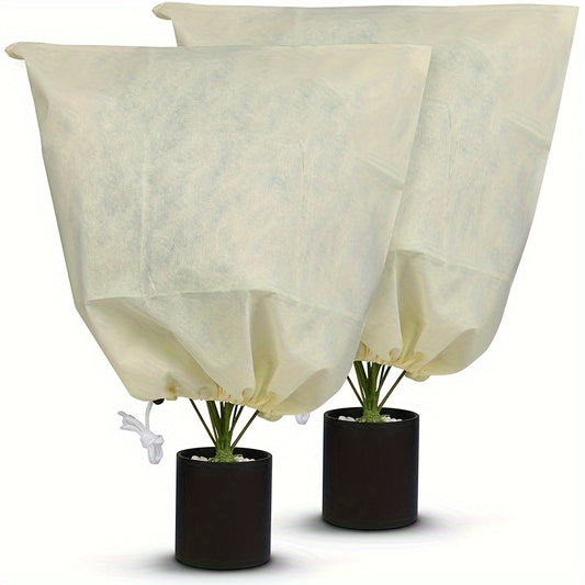 Outdoor Plant Cold Cover Reusable Frost Cover Christmas Tree Protector