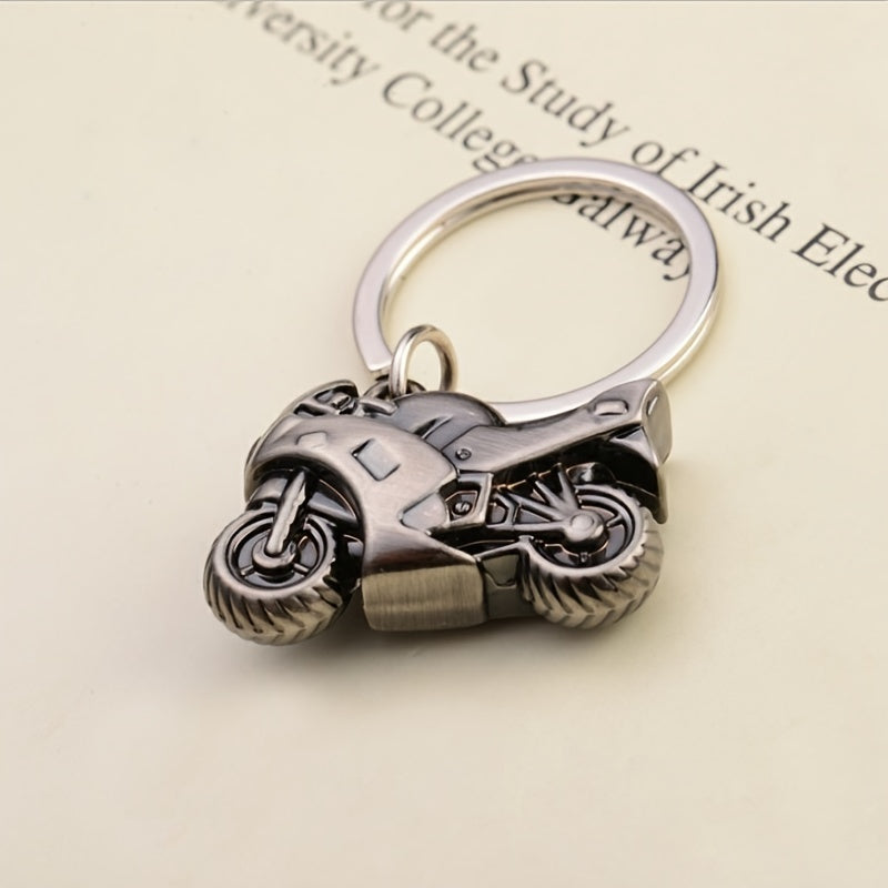 Simulation Motorcycle Keychain Car Key Chain Men's Key Ring Pendant