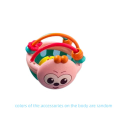 Colorful Face Bell Soft Grip Ball for Kids' Development