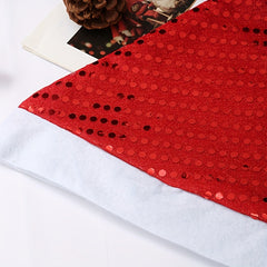 Knitted Fabric Woolen Edge Christmas Hat