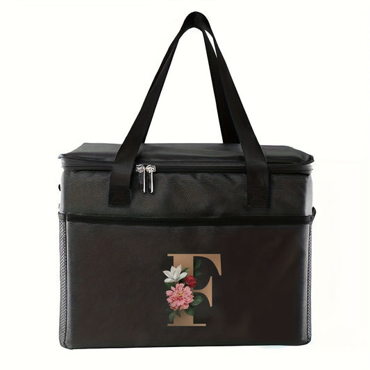 Insulated Canvas Lunch Bag Leakproof Reusable Thermal Tote