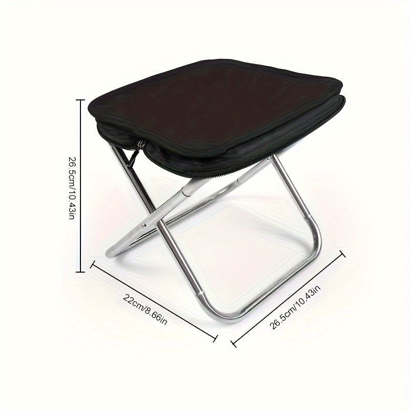 Aluminum Alloy Handbag Folding Stool Outdoor Lightweight High Load-bearing