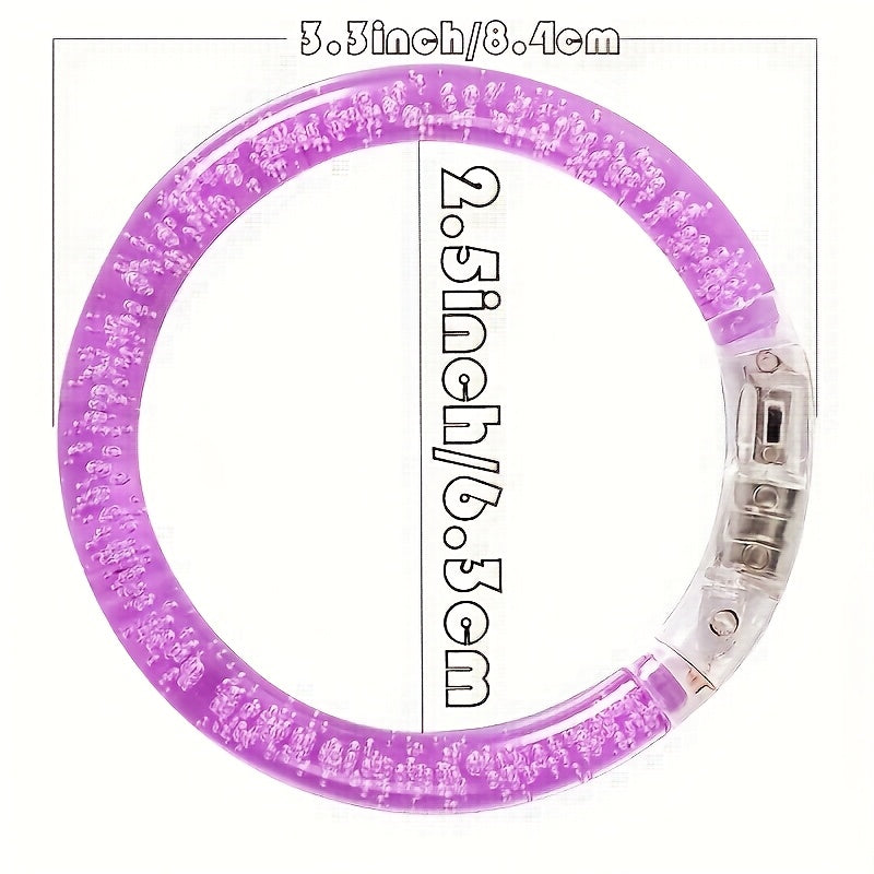 Multicolor Glow Bracelets LED Stick Bracelets for Christmas