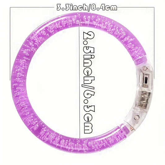 Multicolor Glow Bracelets LED Stick Bracelets for Christmas