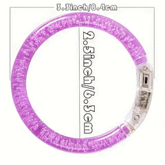 Multicolor Glow Bracelets LED Stick Bracelets for Christmas