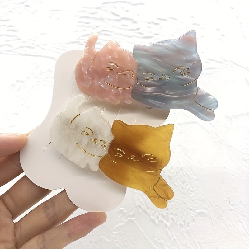 Cat Shaped Duck Billed Hair Clip for Girls