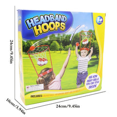 2 Pack Basketball Party Game - Adjustable Basket Net Headband