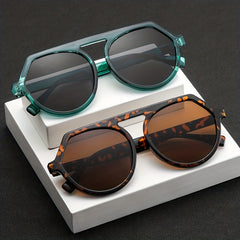 Y2K Top Bar Sunglasses For Women Men Anti Glare UV400