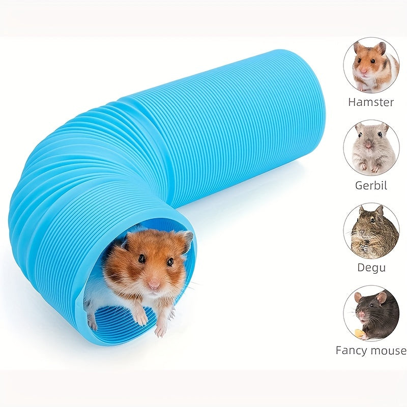 Expandable Pet Tunnel Toy for Guinea Pigs - Fun Play Tube for Small Animals