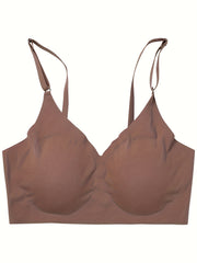 2pcs Seamless Wireless Push Up Bras Breathable Lingerie
