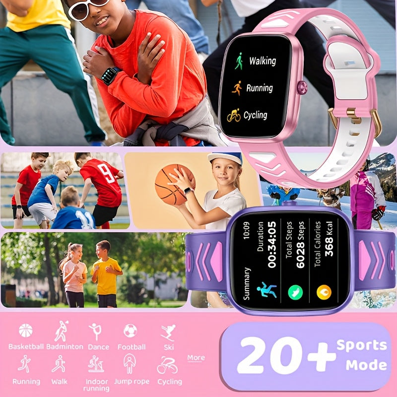 Kids Smart Watch with Wireless Calling Music Player LED Flashlight