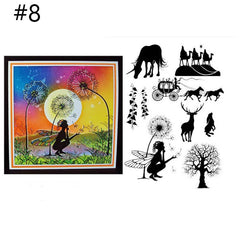 Fairy Series Branch Silicone Clear Stamp for DIY Journals Albums