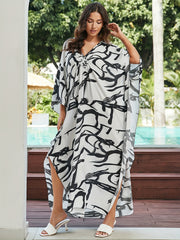  Boho Kaftan Dress Women's Plus