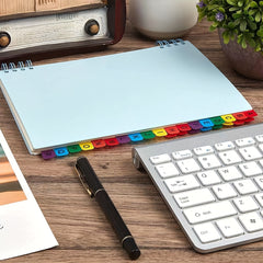 Waterproof Letter Index Label Stickers for Student Classification