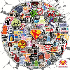 150pcs Gym Stickers For Water Bottle Wrestling Sticker For Adults Men