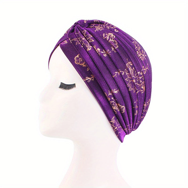 Boho Floral Head Scarf Cap Chemo Hats