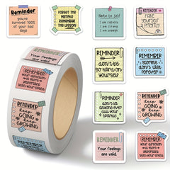 500 Decorative Reminder Note Stickers for Notebook, Envelope, Water Cup
