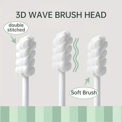 42pcs Baby Gauze Toothbrushes Baby Oral Cleaning Brush 100 Medical Brush Head