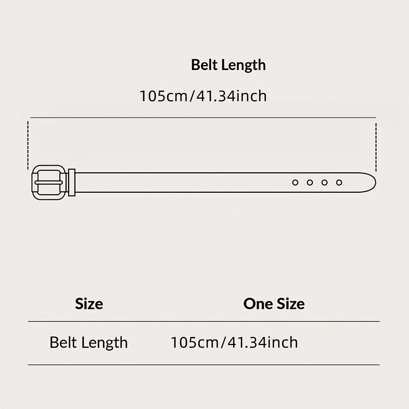 Round Buckle Belt Women Casual Dress Belt Leather Belt Waistbands