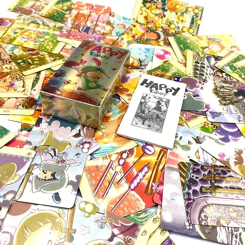 Fun Emotion Analysis Tarot Card Drinking Game for Friends Gathering