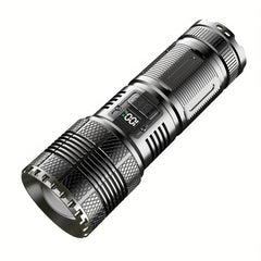 Rechargeable Aluminum Alloy Flashlight with Power Display